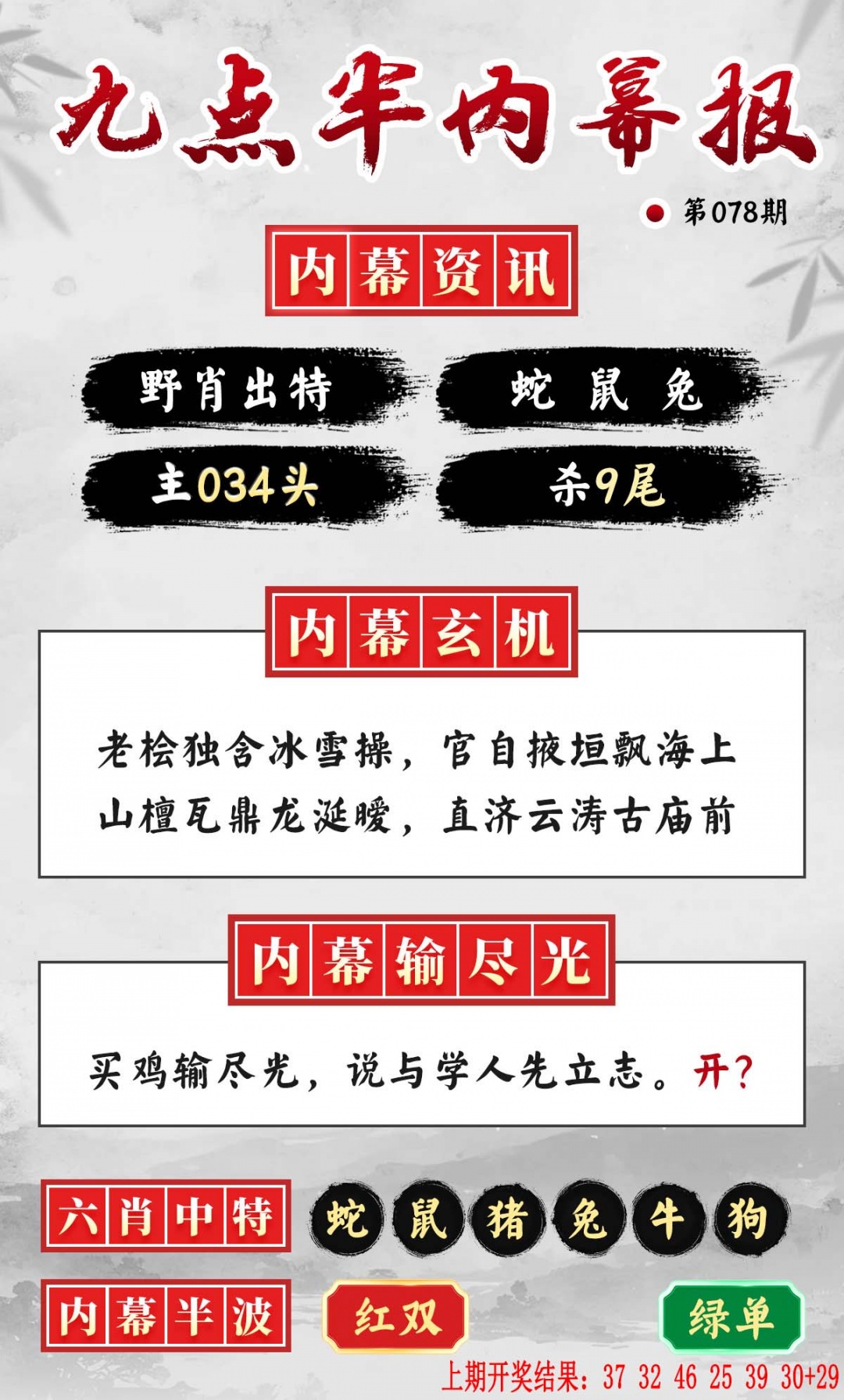 078期九点半内幕报[图]